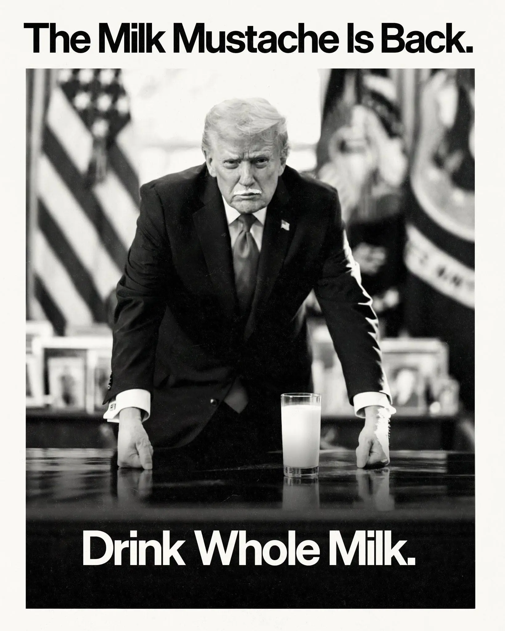 A series of ads continue to promote milk to kids (X / US Department of Agriculture)