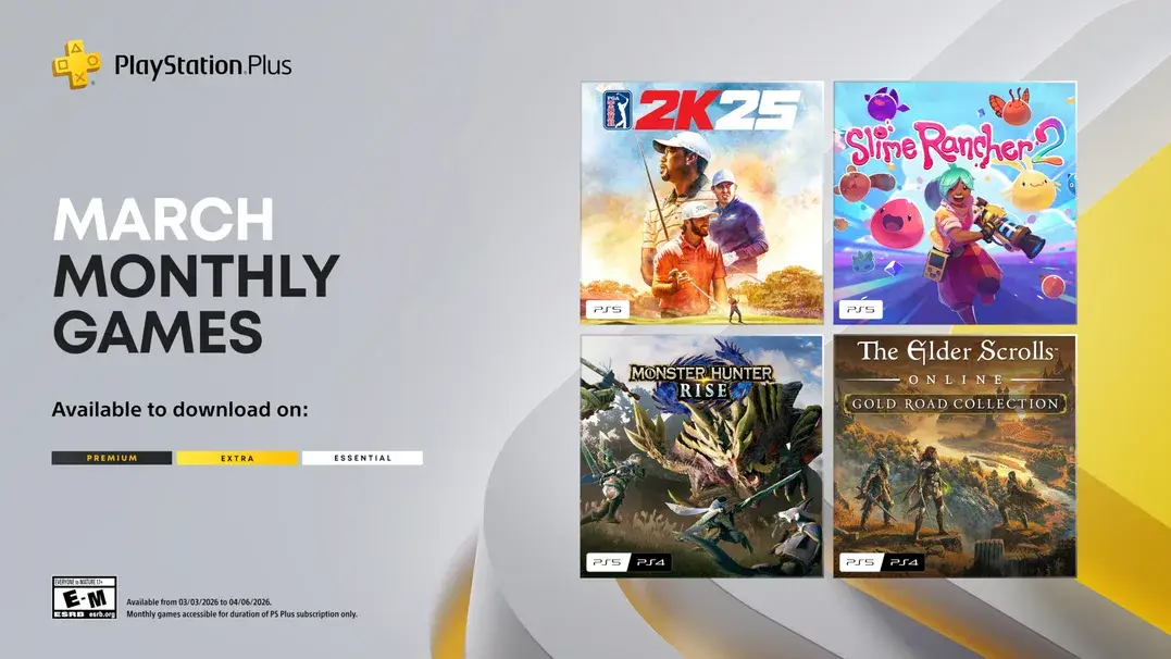 There's plenty to choose from when it comes to the PS Plus lineup for March 2026 (PlayStation/Sony)