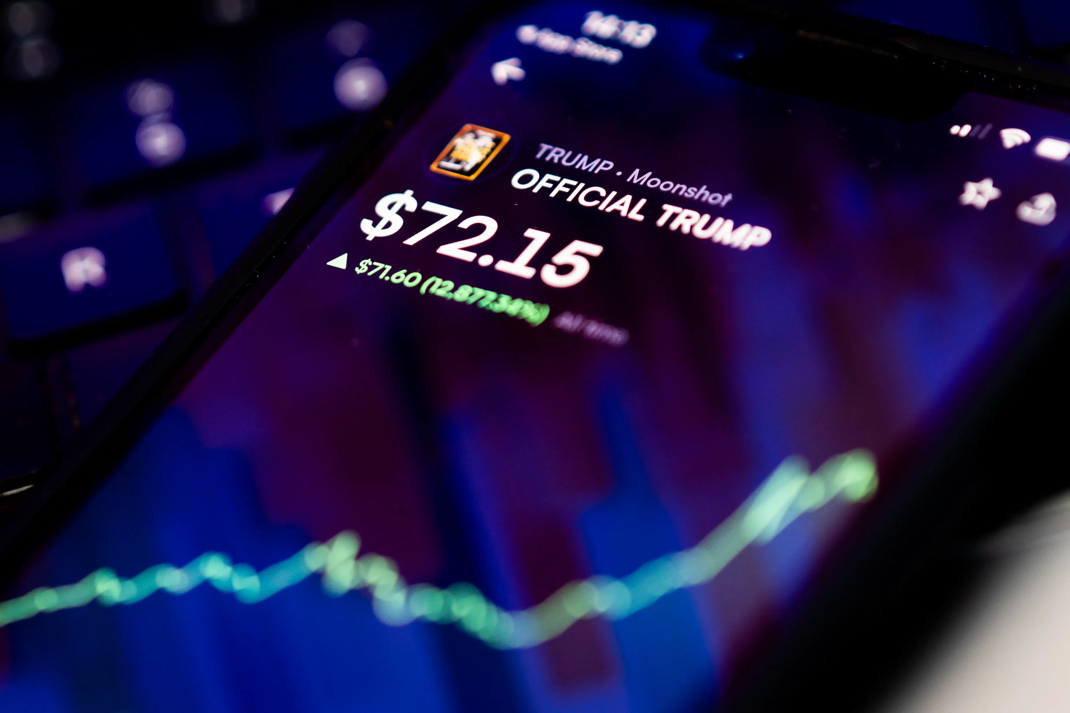 Donald Trump has launched his own meme coin (Mateusz Slodkowski/SOPA Images/LightRocket via Getty Images)