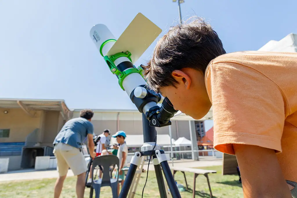Anyone using a telescope would run the risk of permanent eye damage thanks to this new satellite (Isabelle Souriment/Hans Lucas/AFP via Getty Images)