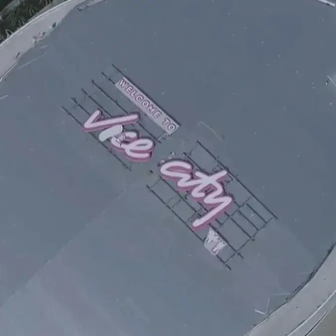 GTA 6 Vice City on on the Kaseya Center (CBS News Miami)