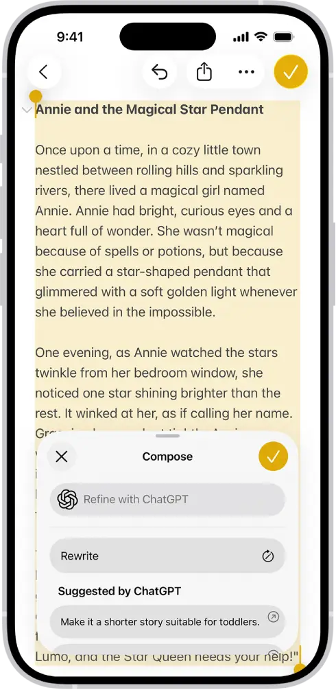 You can use this ChatGPT integration for just about anything you would otherwise turn to AI for (Apple)