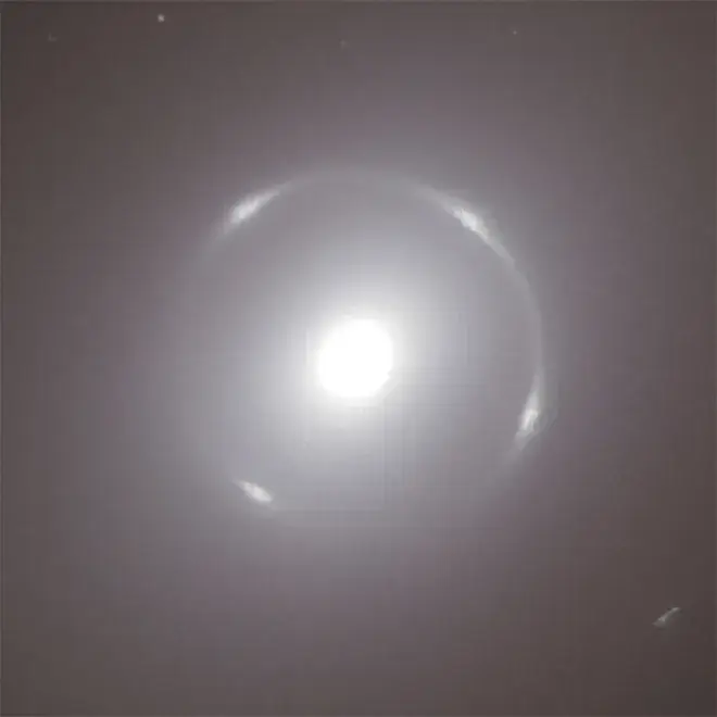 Einstein rings are extremely rare, and often indicate hidden galaxies billions of light-years in the distance (ESA/Euclid/Euclid Consortium/NASA, image processing by J.-C. Cuillandre, T. Li.)