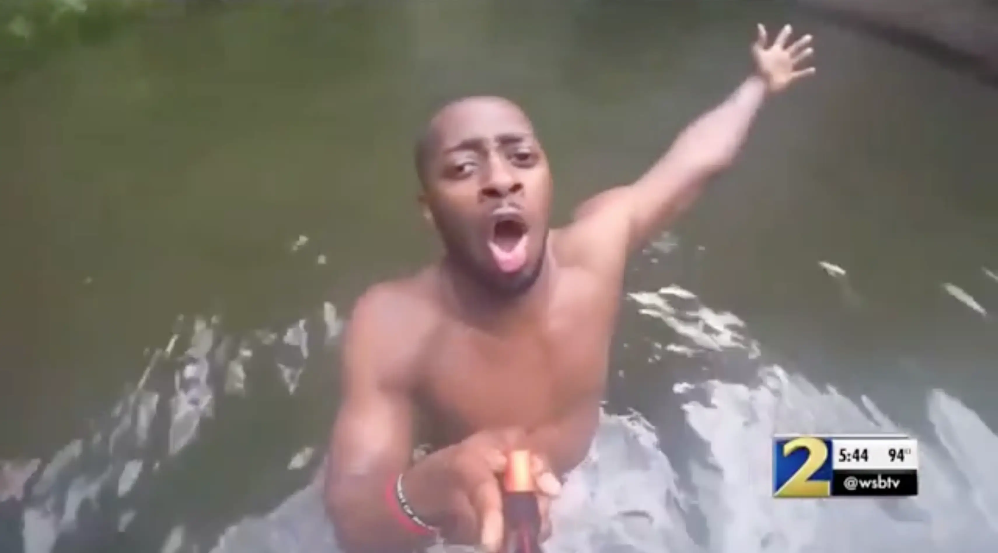 The footage showed Richard Ragland's final hours (WSB-TV)