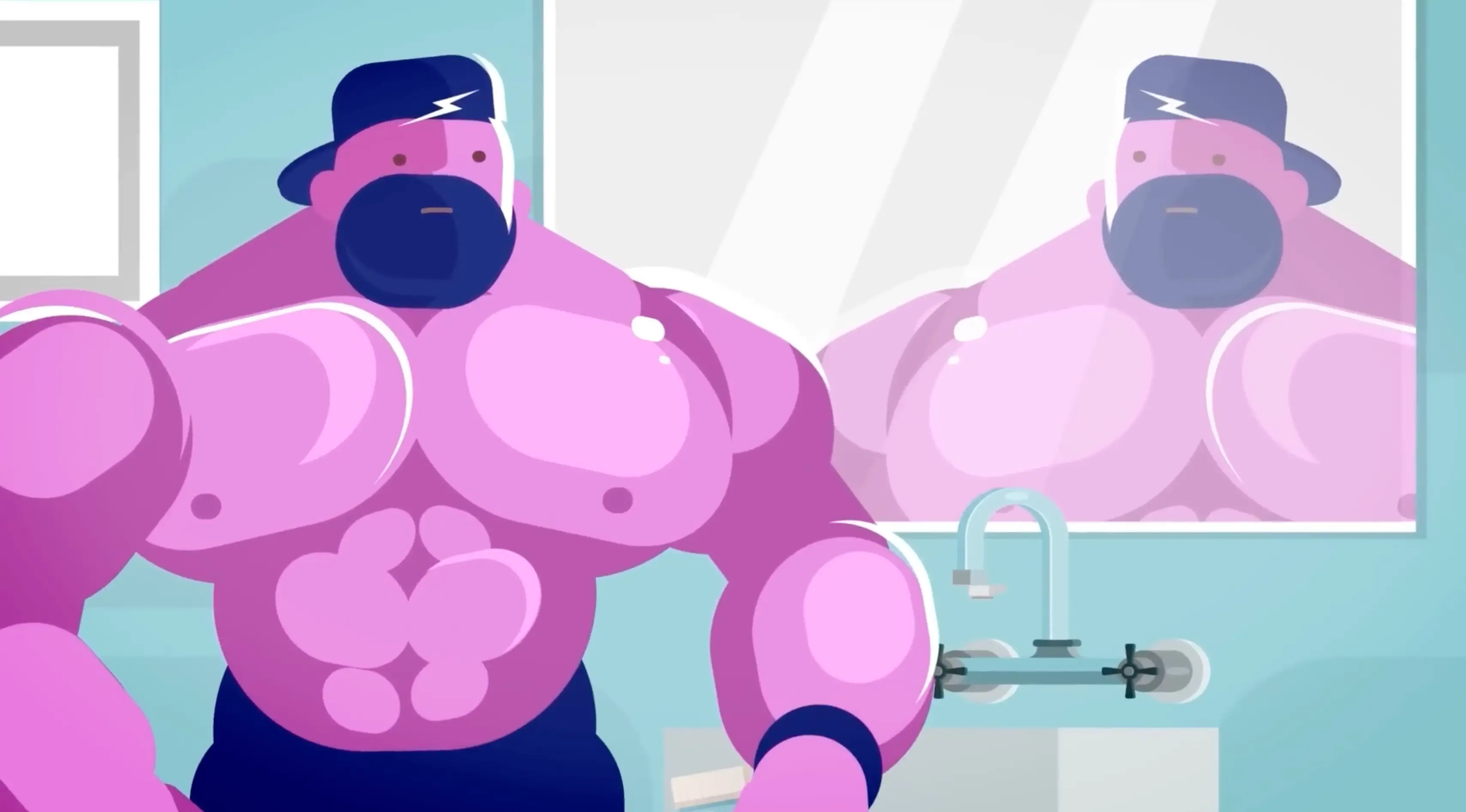 A simulation has lifted the lid on everything that happens to your body when you take steroids (YouTube/@TheInfographicsShow)