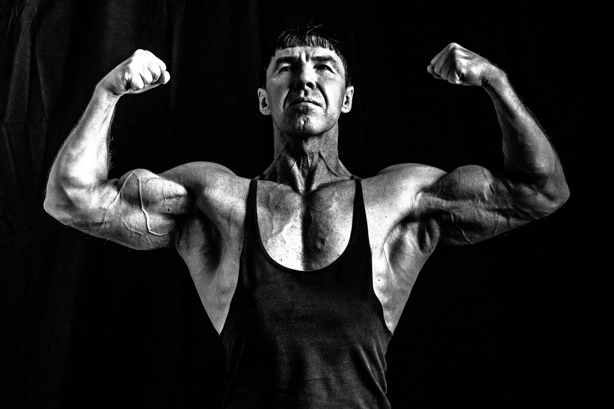 Bodybuilders go through a process called 'drying out.' (Anton Petukhov/Getty)