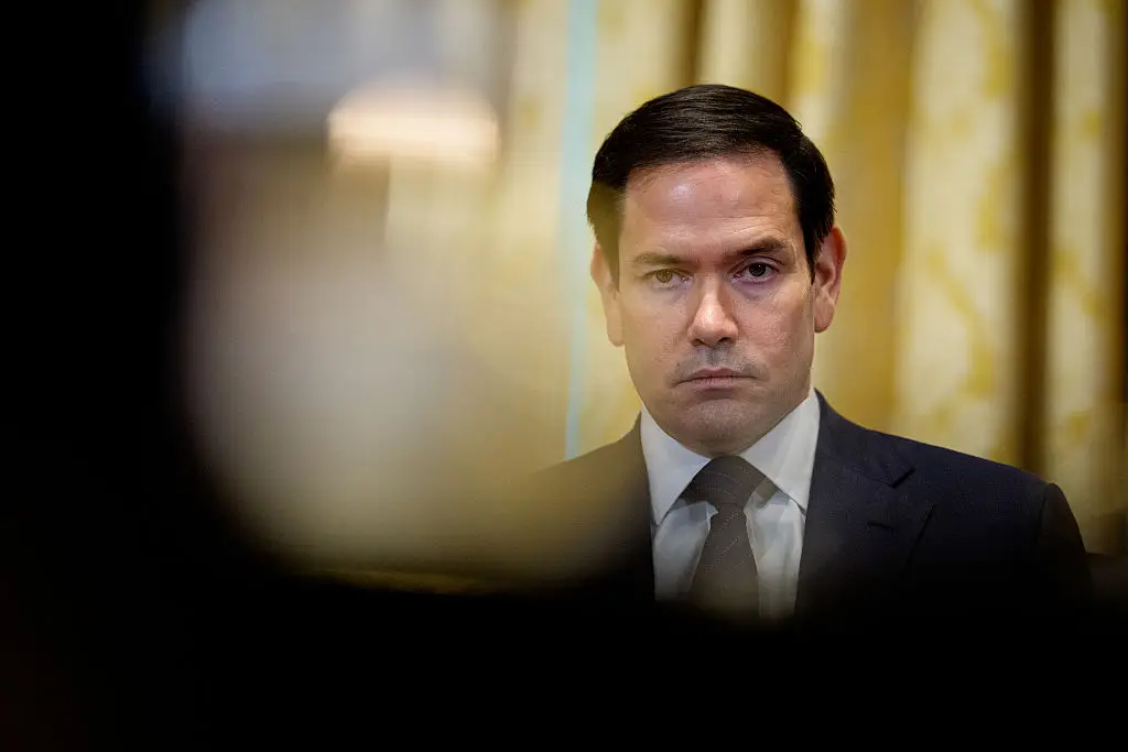 One scammer used an AI generated recreation of Marco Rubio's voice in an attempt to fool foreign ministers and government officials (Andrew Harnik / Getty Images)