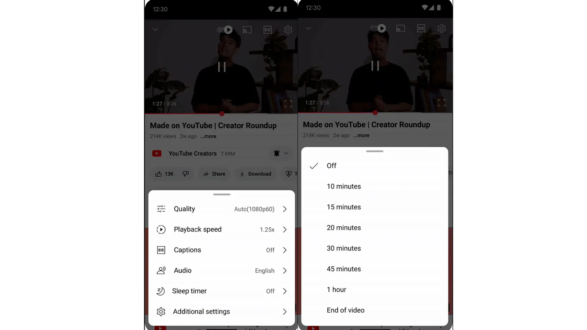 Get a good night's sleep with Sleep Timer (YouTube)