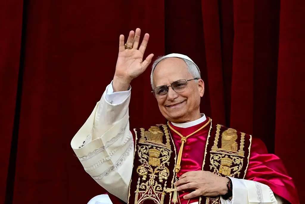 Pope Leo’s first major written teaching was unveiled today (FABI/AFP via Getty Images)