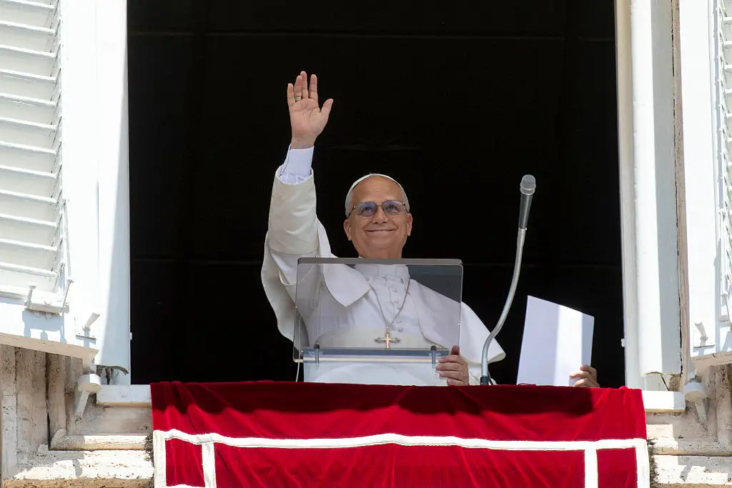 Pope Leo XIV has emerged as one of the leading figures against the development of AI (Matteo Pernaselci - Vatican Media via Vatican Pool/Getty Images)