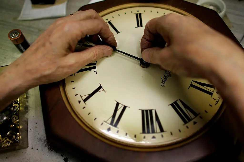 Changing the clocks made the mornings a lot darker, making life difficult – and sometimes dangerous – for people across America (Joe Raedle/Getty Images)