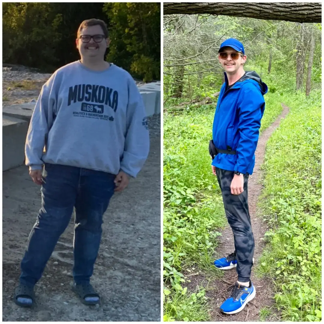 Jacob Knoops managed to lose 112 lbs in just 10 months while on Ozempic (Reddit/Jk-1996)