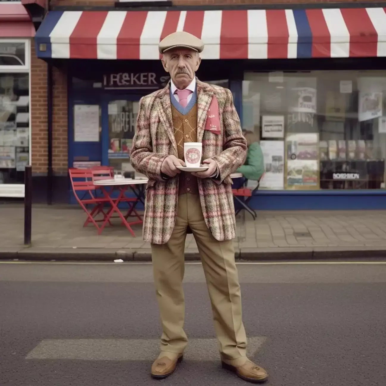 The 'average' English person was a bit down in the dumps.