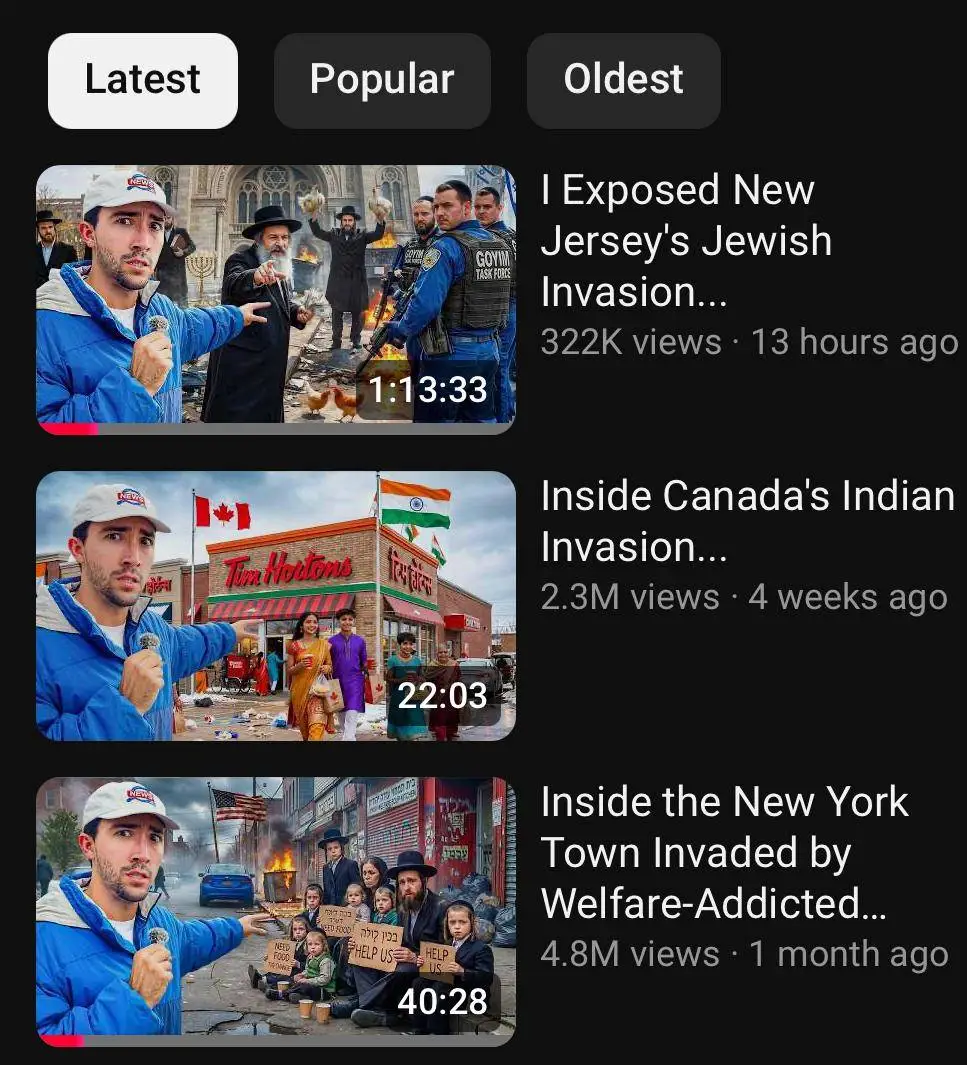 Oliveira is accused of perpetuating anti-Semitic tropes (YouTube / Tyler Oliveria)