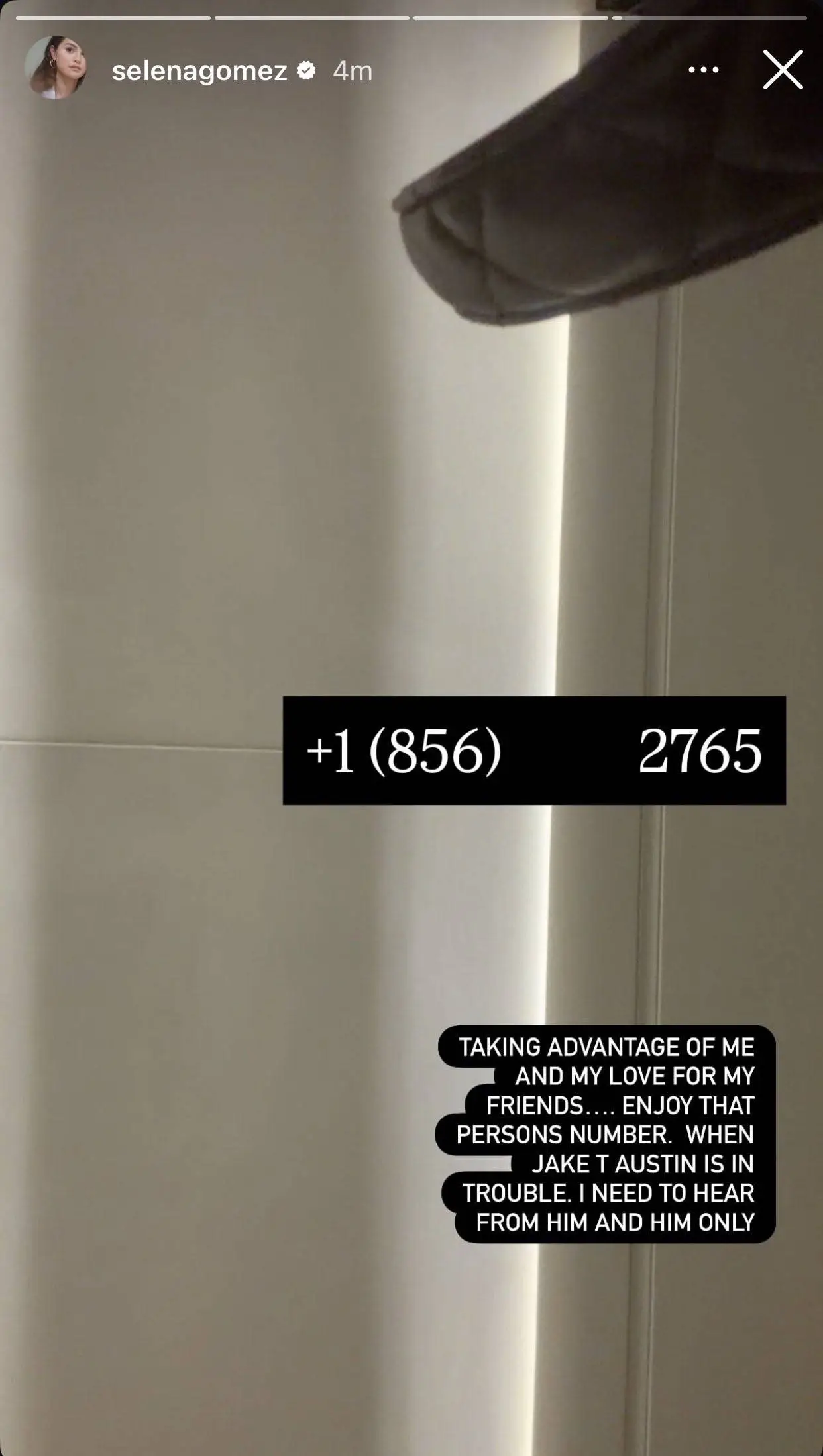 Gomez put the 'scammer' on blast (Instagram / Selena Gomez)