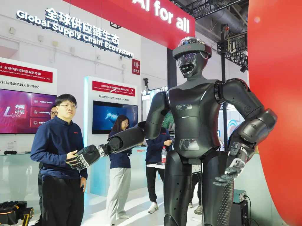 Could AI really create a crime-free world? (Costfoto/NurPhoto via Getty Images)