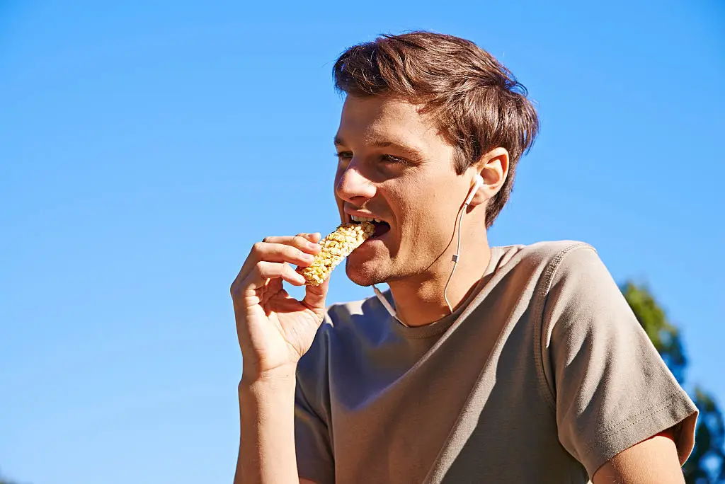 Protein bars aren't as healthy as they might seem, with Dr Bhojraj suggesting they're the same as regular candy bars (BSIP/Universal Images Group via Getty Images)