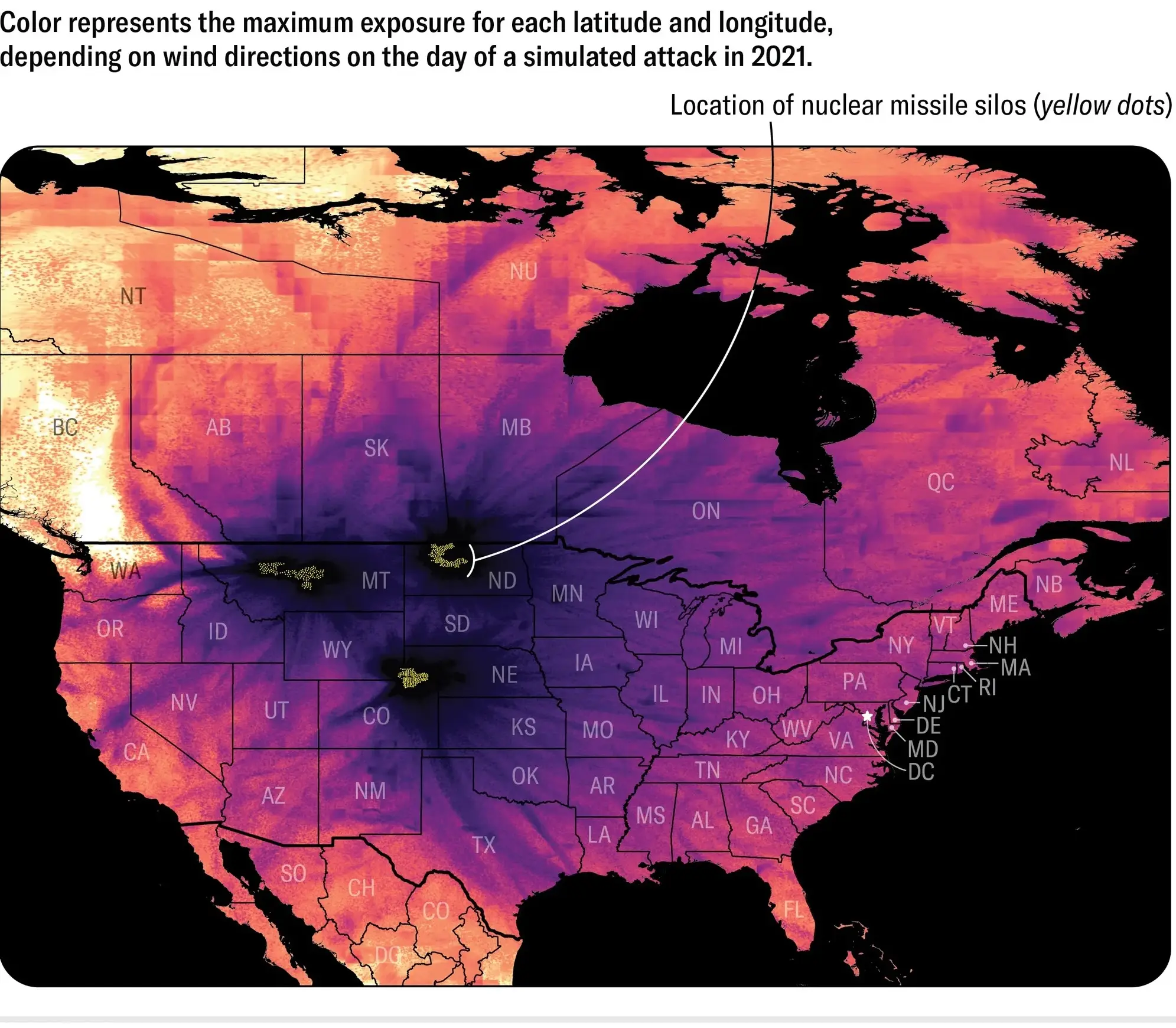 Factoring in wind conditions would mean that all of America would likely be rendered unsafe (Newsweek)