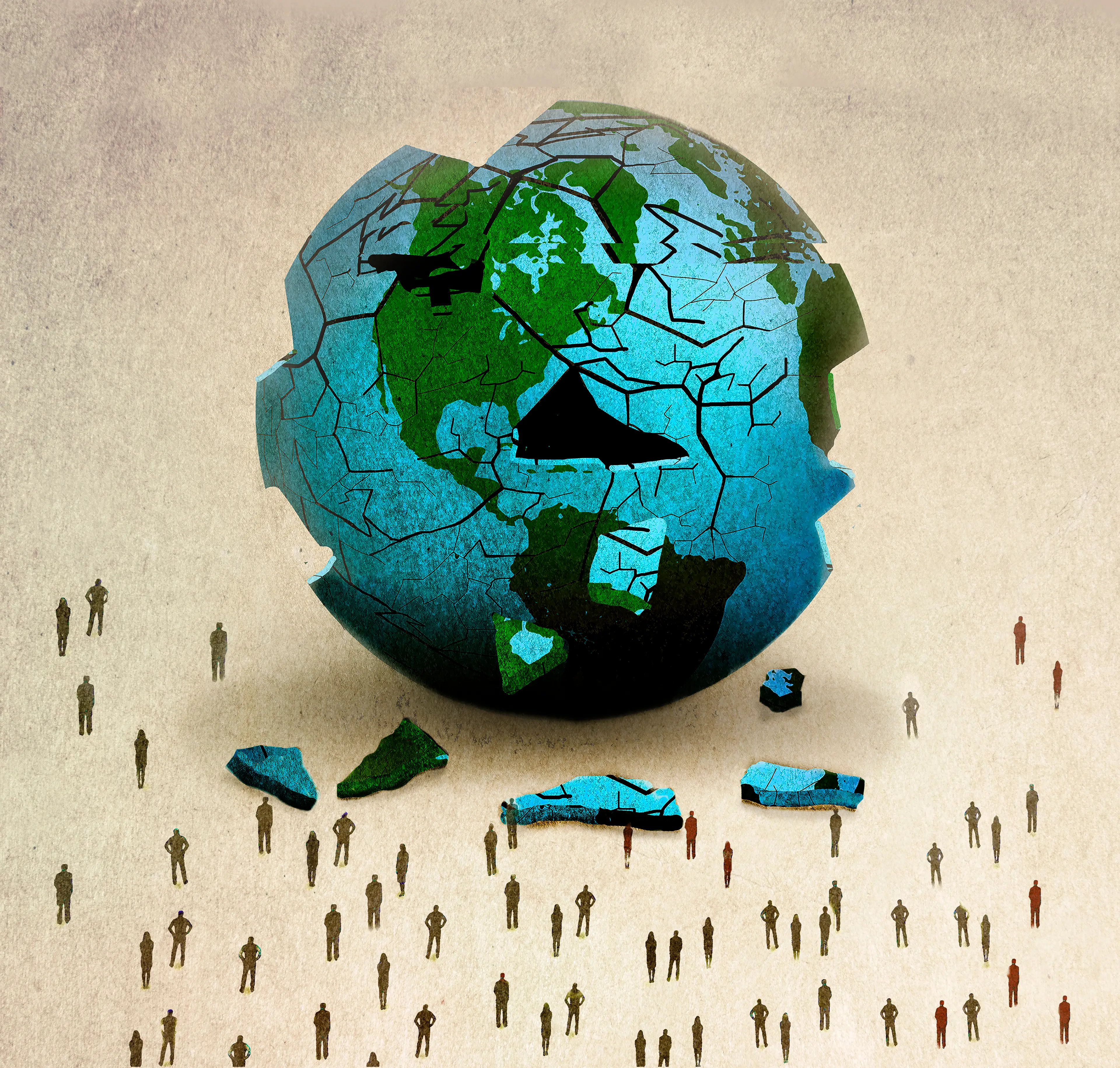 Imagine a world without humans destroying it (Westend61 / Getty)