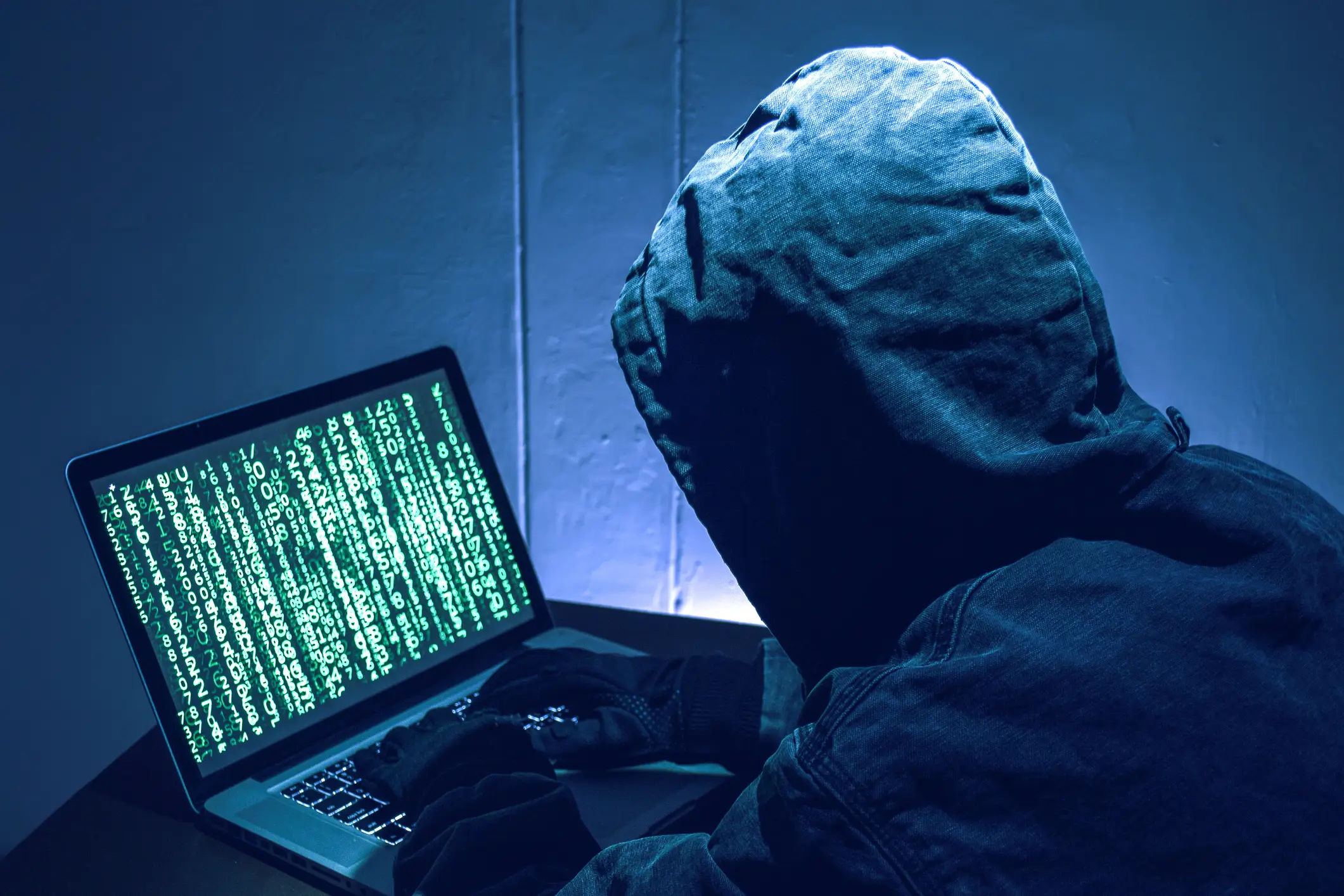 A hacker stealing passwords and identities (Getty Images)