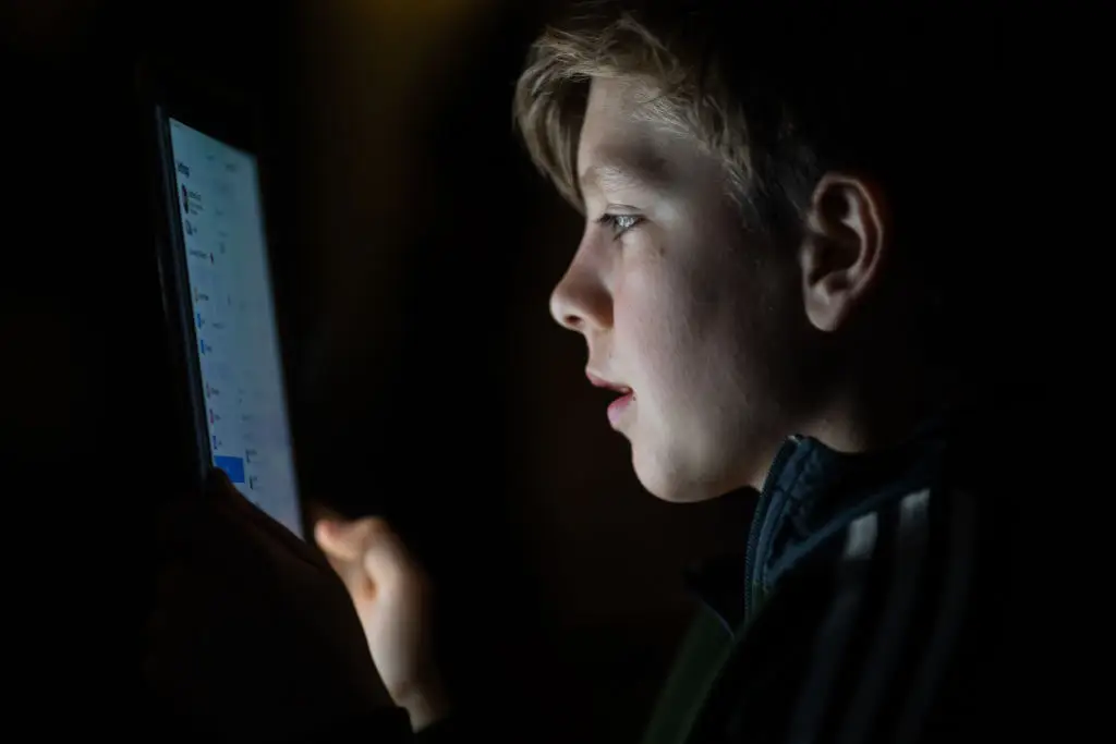 Excessive screen time for children can lead to side effects that mirror dementia, and could trigger an early onset in later adulthood (Matt Cardy/Getty Images)