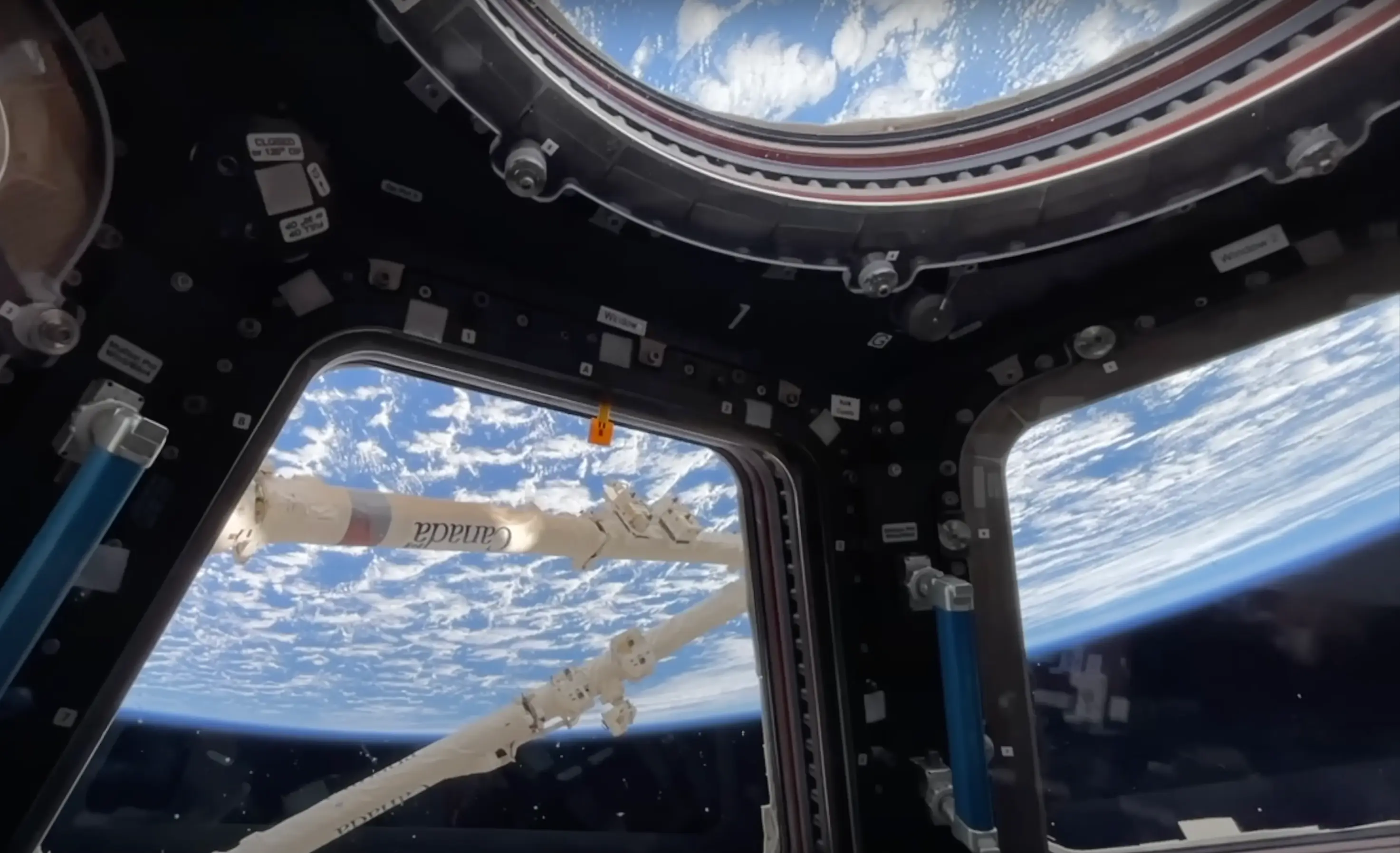 The astronaut showed people what Earth looks like from the ISS (YouTube/@EuropeanSpaceAgency)