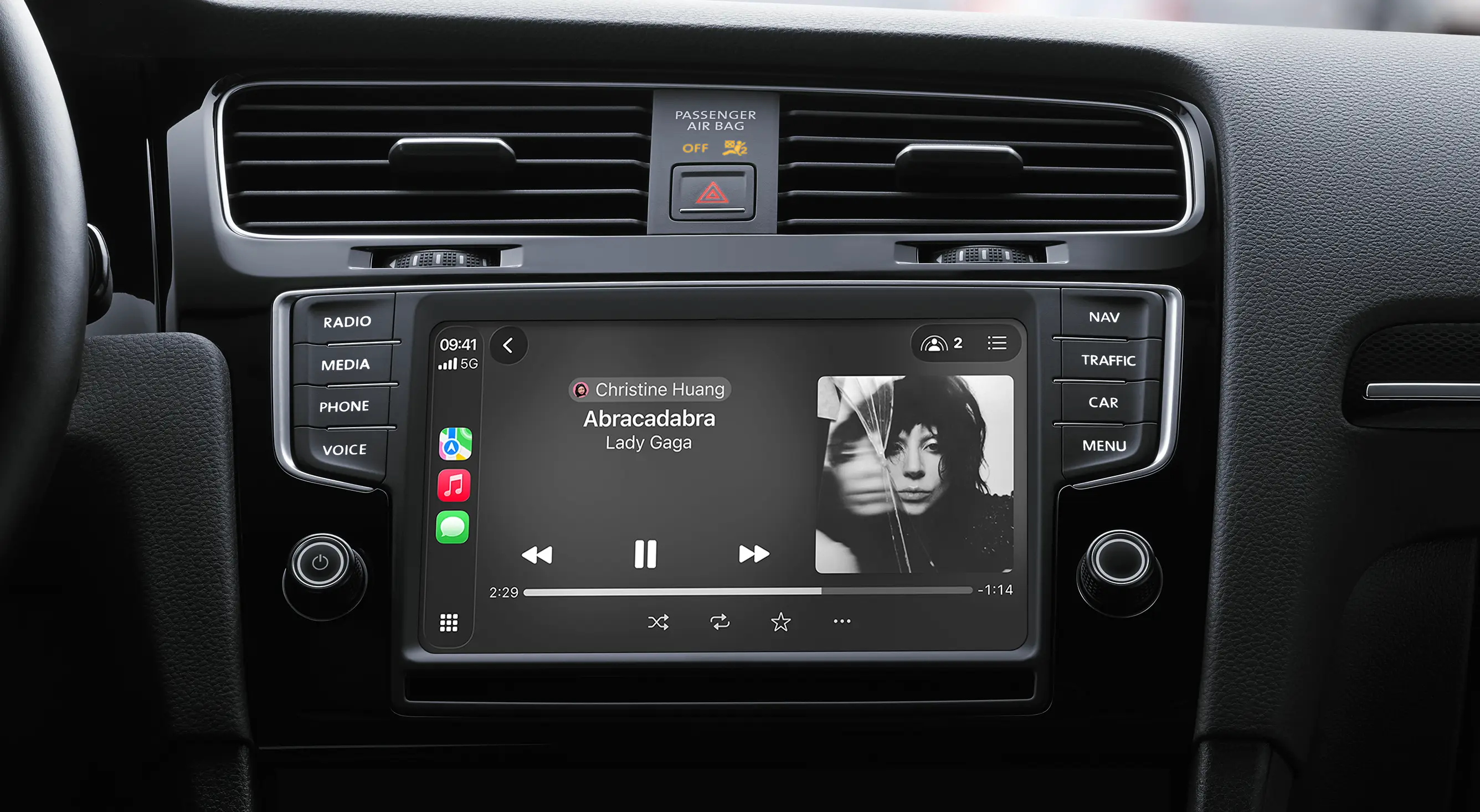 Last year, Apple first announced video playback with CarPlay (Apple)