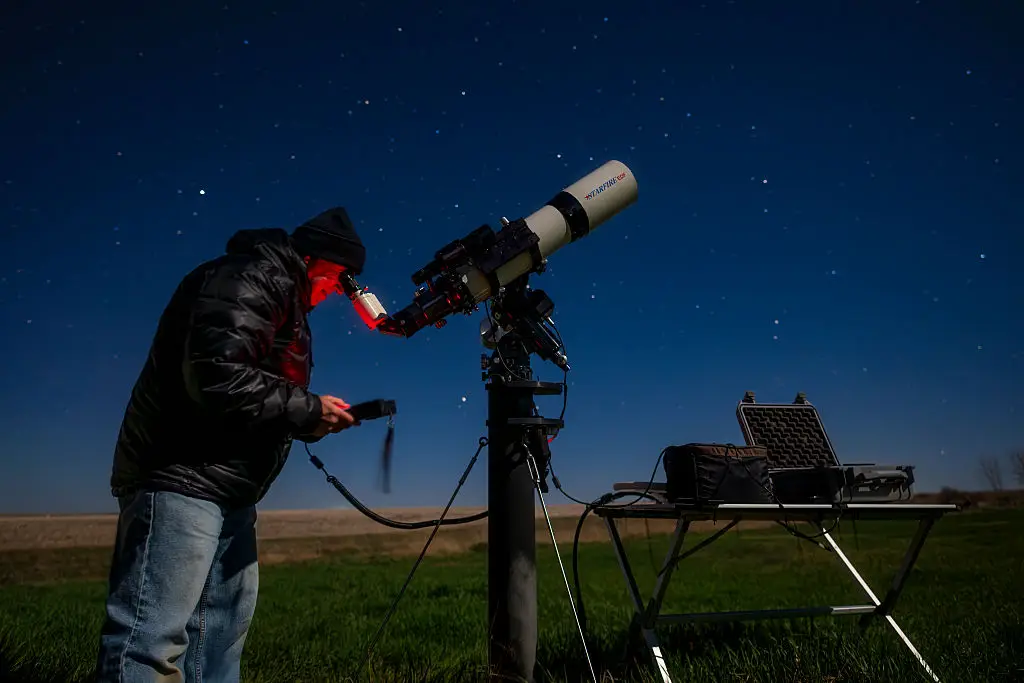 One NASA official advises that you can view the impact using instruments in your garden, although it could prove complicated (Alan Dyer/VWPics/Universal Images Group via Getty Images)