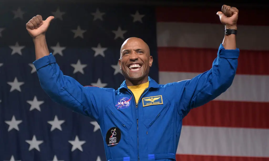 Orion pilot Victor Glover was the one to recount the 'indescribable' experience of witnessing the solar eclipse from space (Bill Ingalls/NASA via Getty Images)