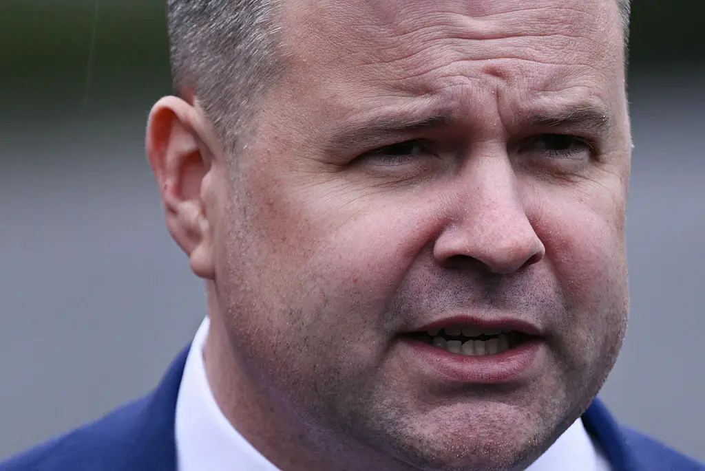 Pulte apparently showed President Trump the image (BRENDAN SMIALOWSKI / Contributor / Getty)