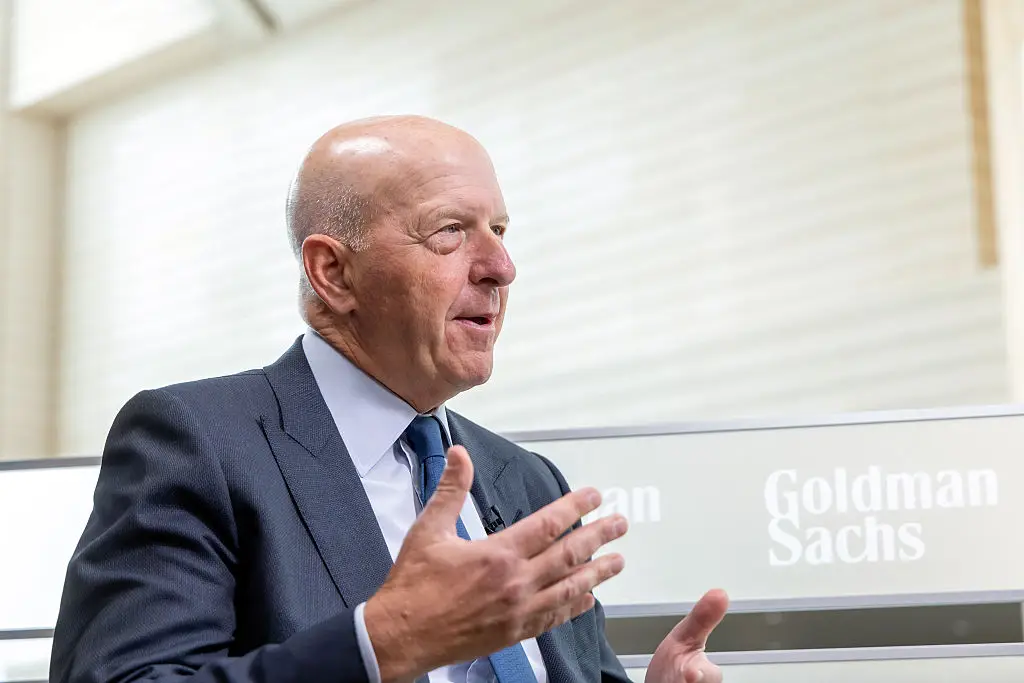 Solomon reassured analysts that Goldman Sachs is aware of Mythos' potential (Bloomberg / Contributor / Getty)