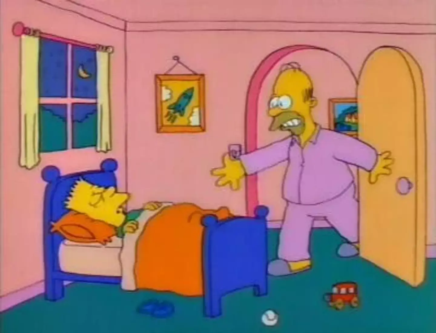 Homer thinks WW3 is happening (FOX)