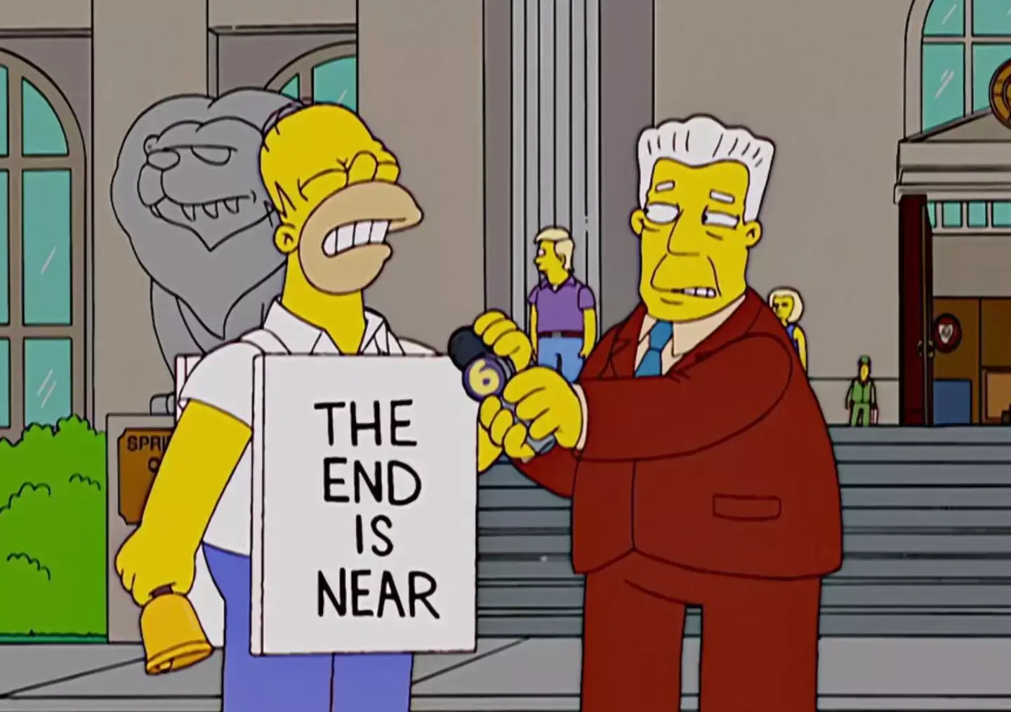 Homer predicts an apocalypse (FOX)