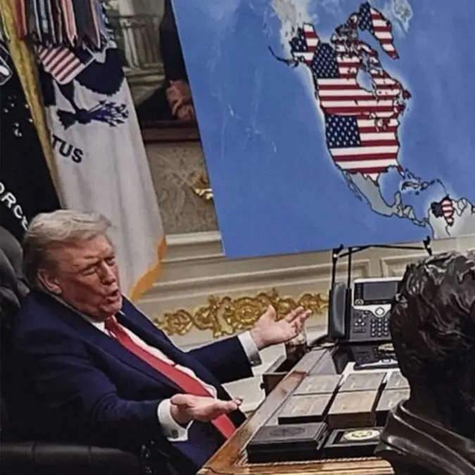 Trump shares disturbing image leaving people afraid of potential 'invasion' of Canada