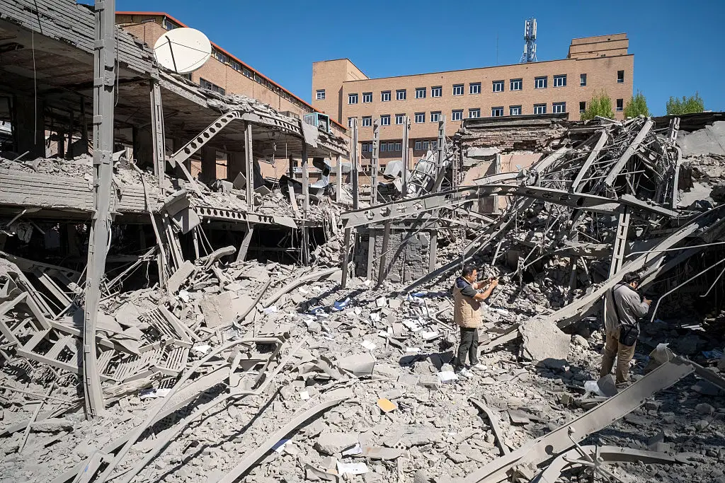 Data centers located in Iran have also been hit by air strikes during ongoing military operations (Morteza Nikoubazl/NurPhoto via Getty Images)