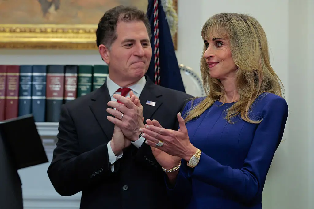 Michael and Susan Dell have pledged $6.25 billion to the Trump Accounts program (Chip Somodevilla/Getty Images)