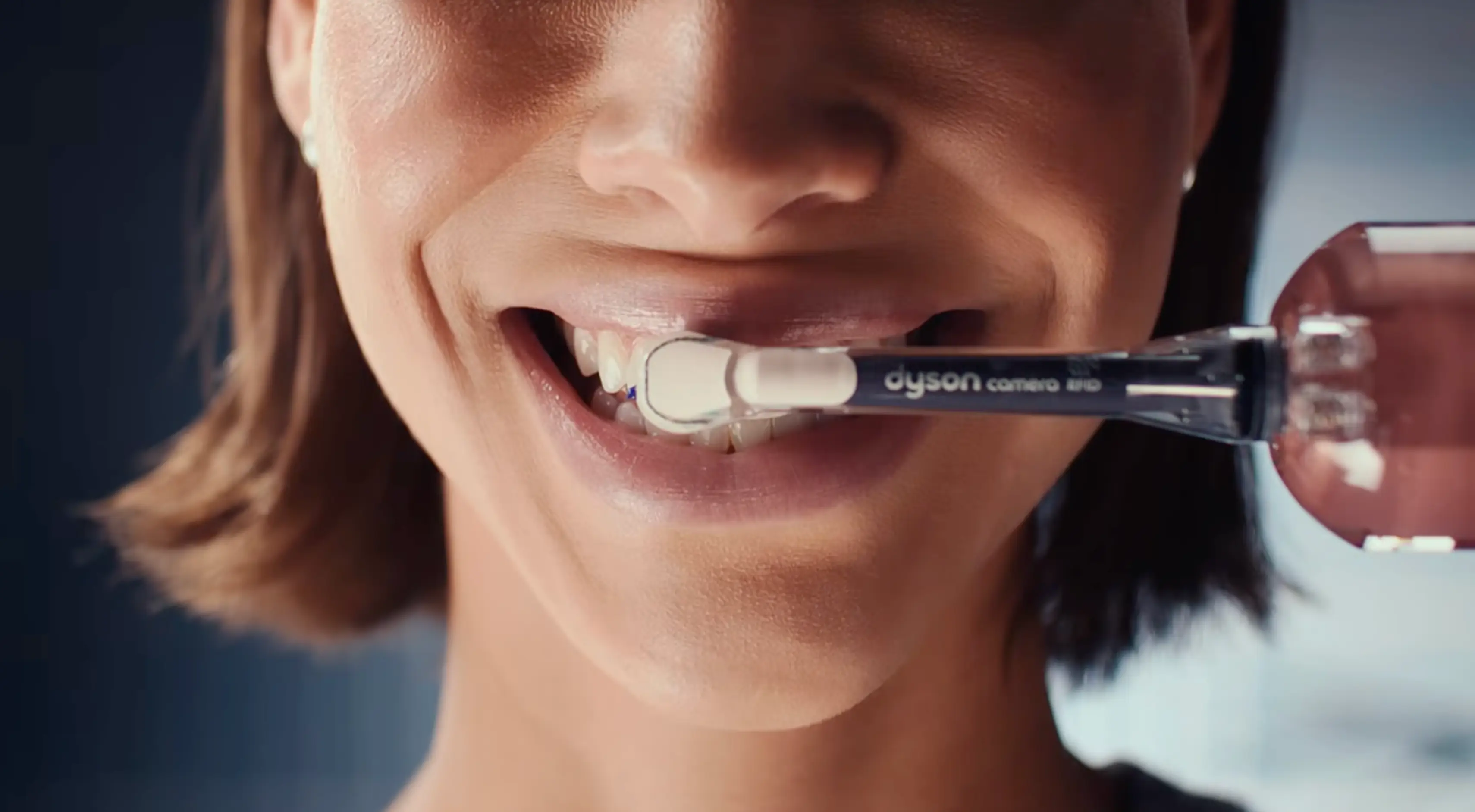 The new toothbrush is AI-powered to let you see what your mouth looks like while you're cleaning your teeth (Dyson)