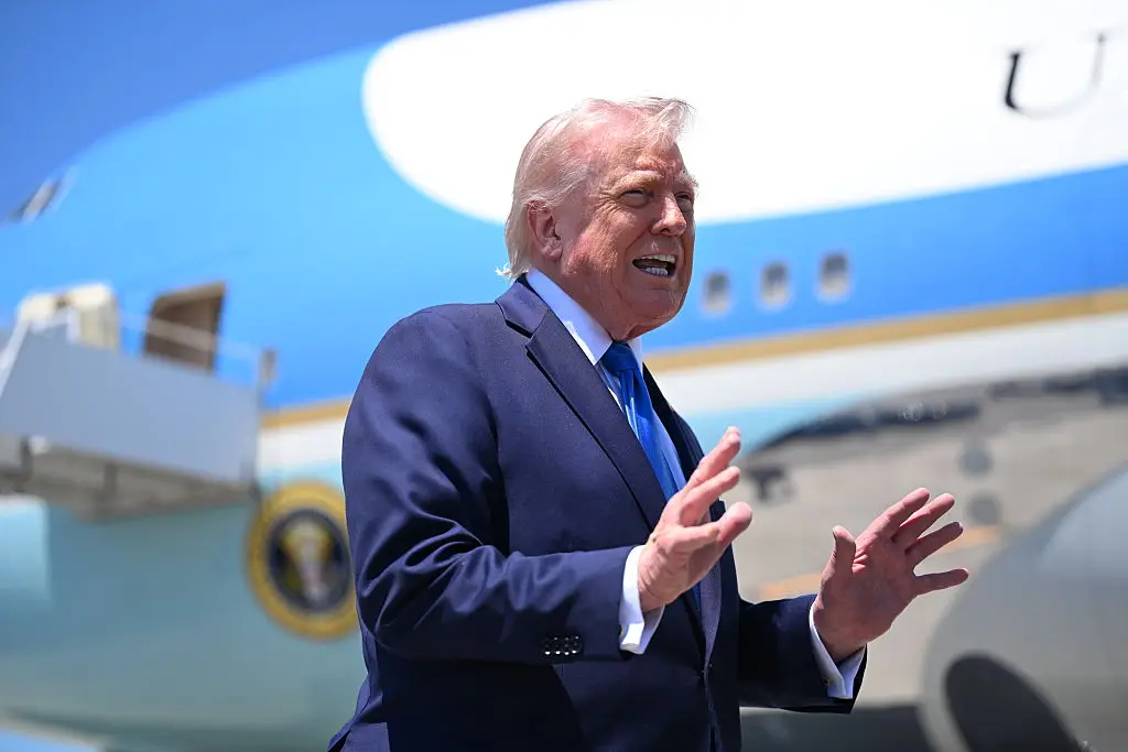 It won't be long until every travel provider is forced to call the Palm Beach International Airport by its new Trump-themed name (Roberto Schmidt/Getty Images)