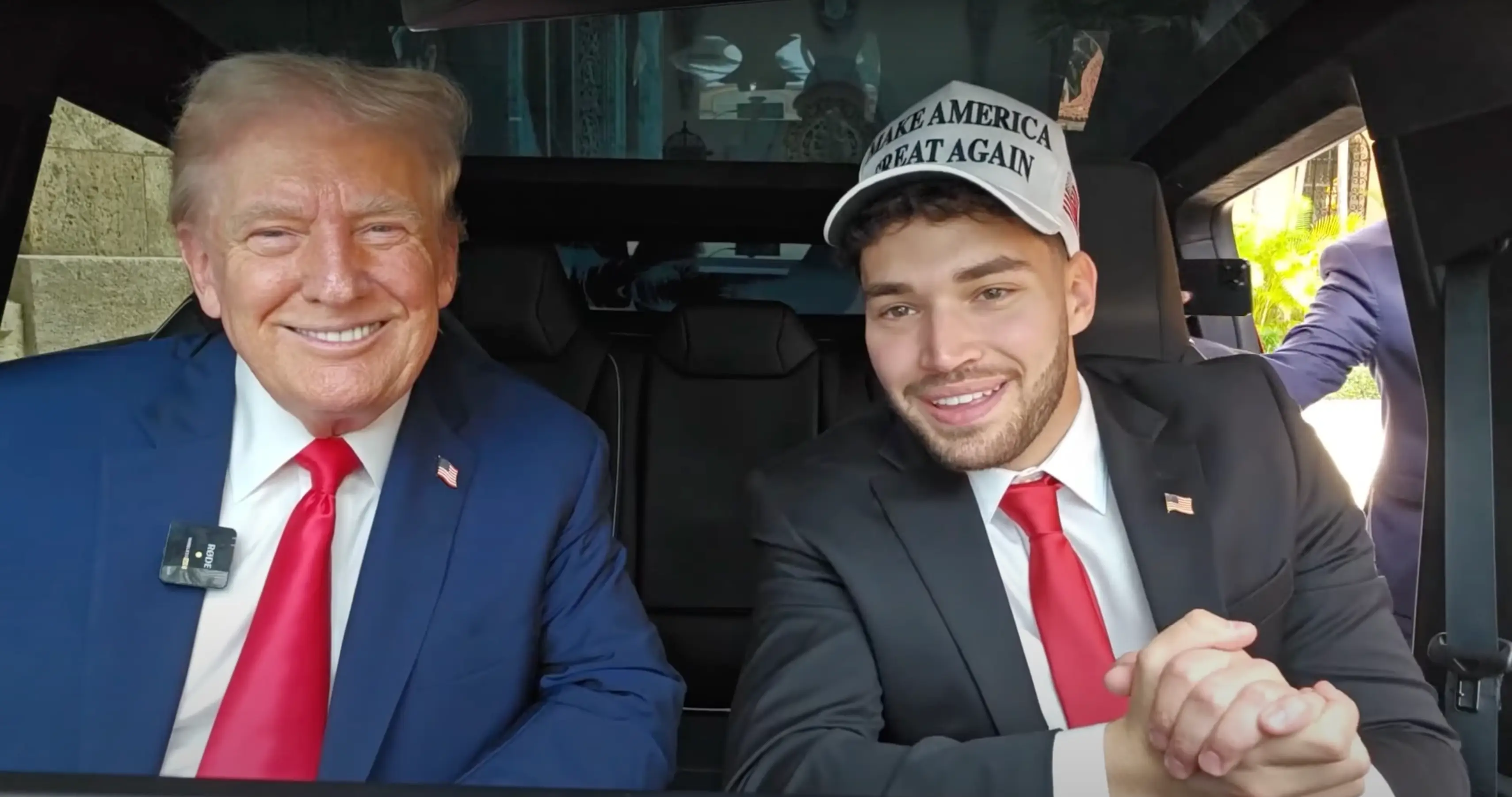 Adin Ross interviewed Donald Trump (YouTube/@AdinRoss)