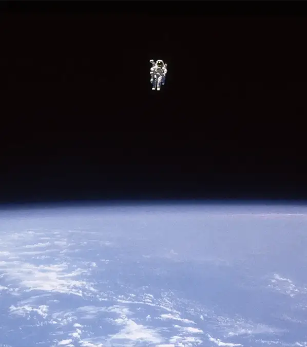 Image credit: Bruce McCandless II/NASA