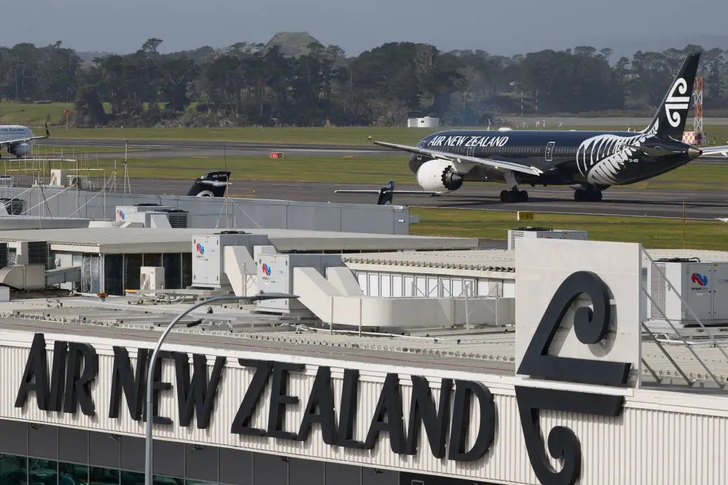 The plane does technically stop for 2 hours in Auckland, but it's not classified as a changeover (Brendon O'Hagan/Bloomberg via Getty Images)