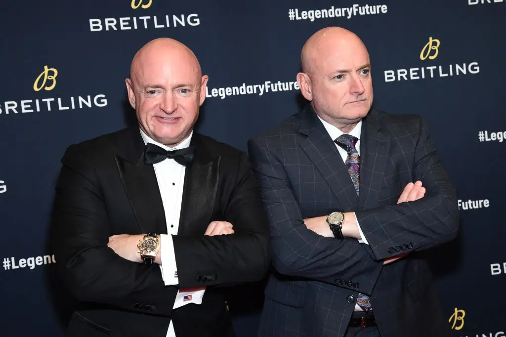Scott grew two inches taller than his twin brother Mark after staying in space for nearly a year (Dimitrios Kambouris/Getty Images for Breitling)