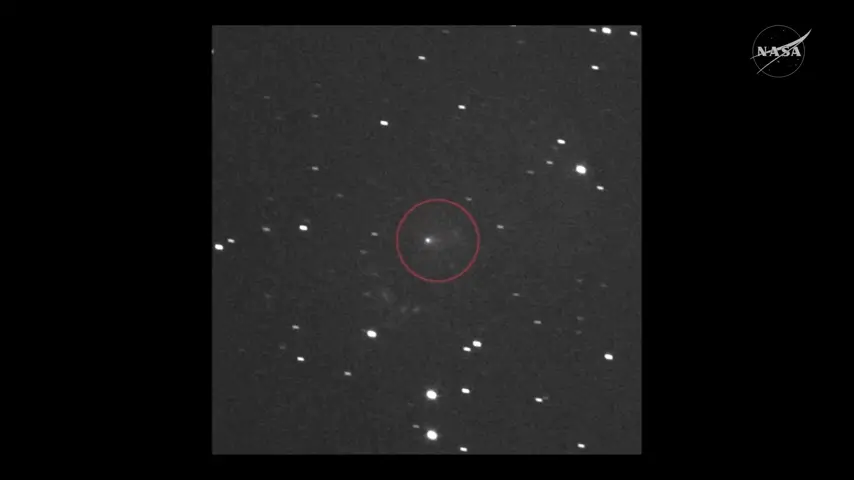 The government information agency has refused to comment either way on the comet, making some wonder whether there's something to be hidden (NASA)