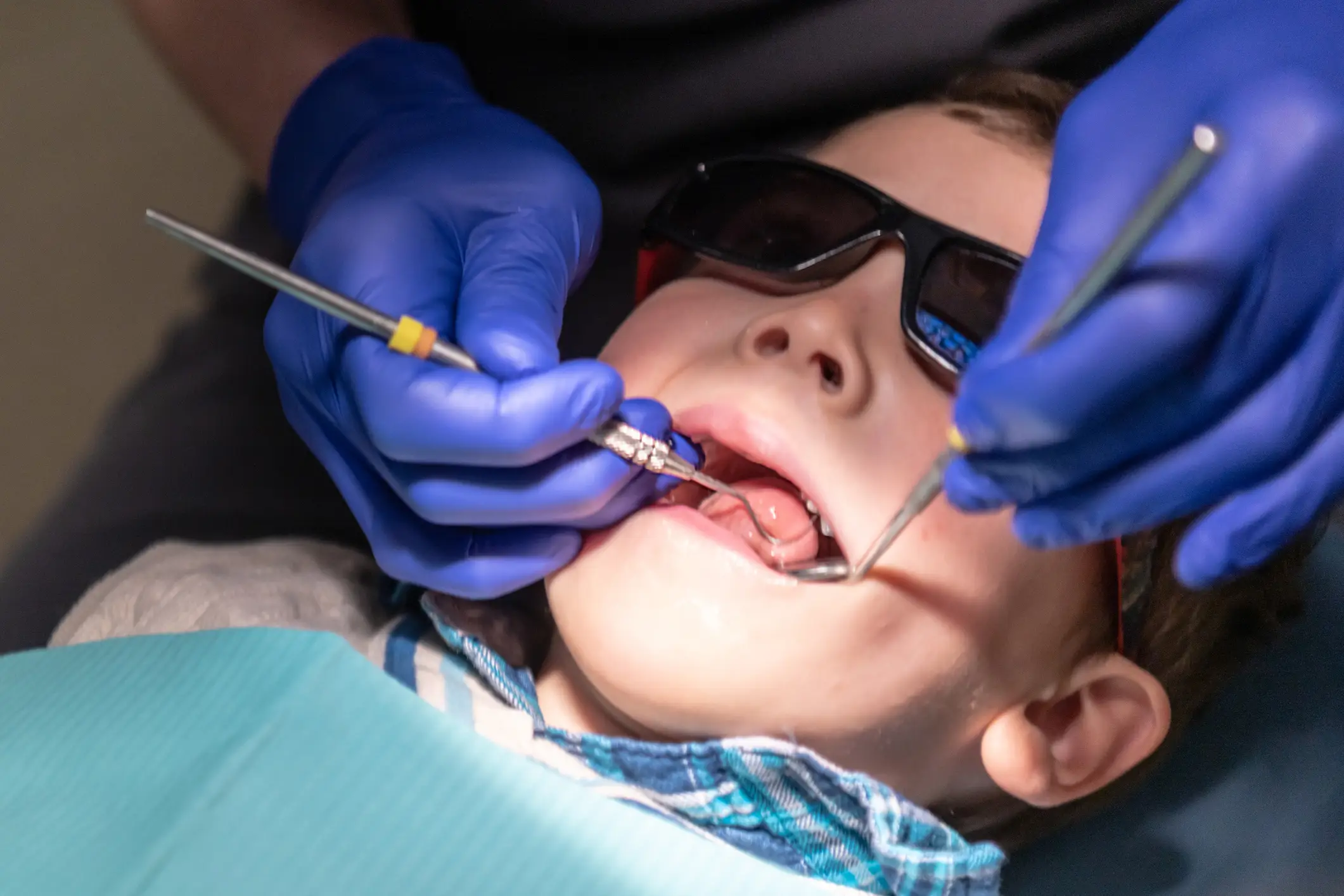 A child during a dentist appointment (Getty Images)