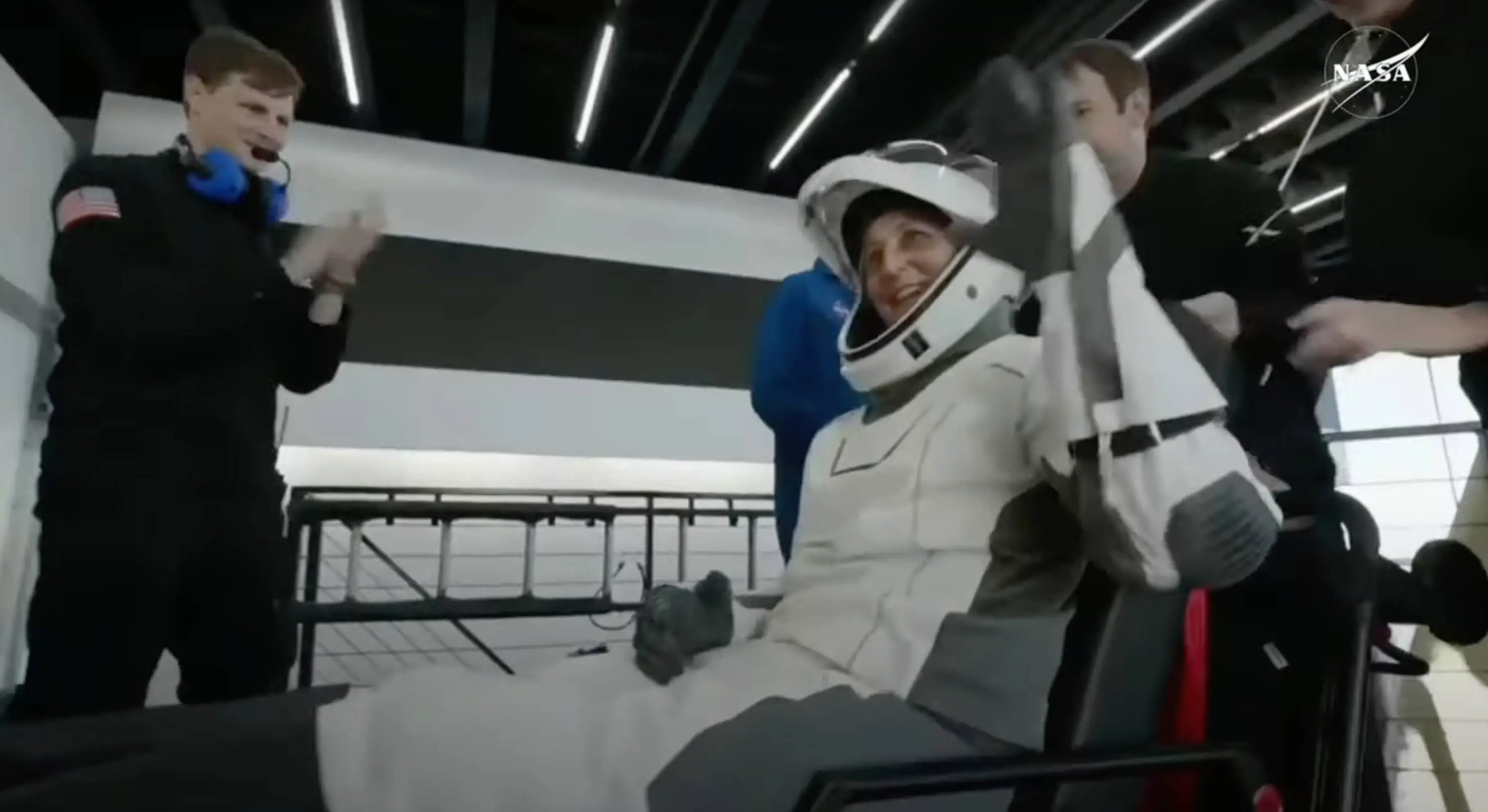 Some were concerned about Williams' health when she landed back on Earth (NASA)