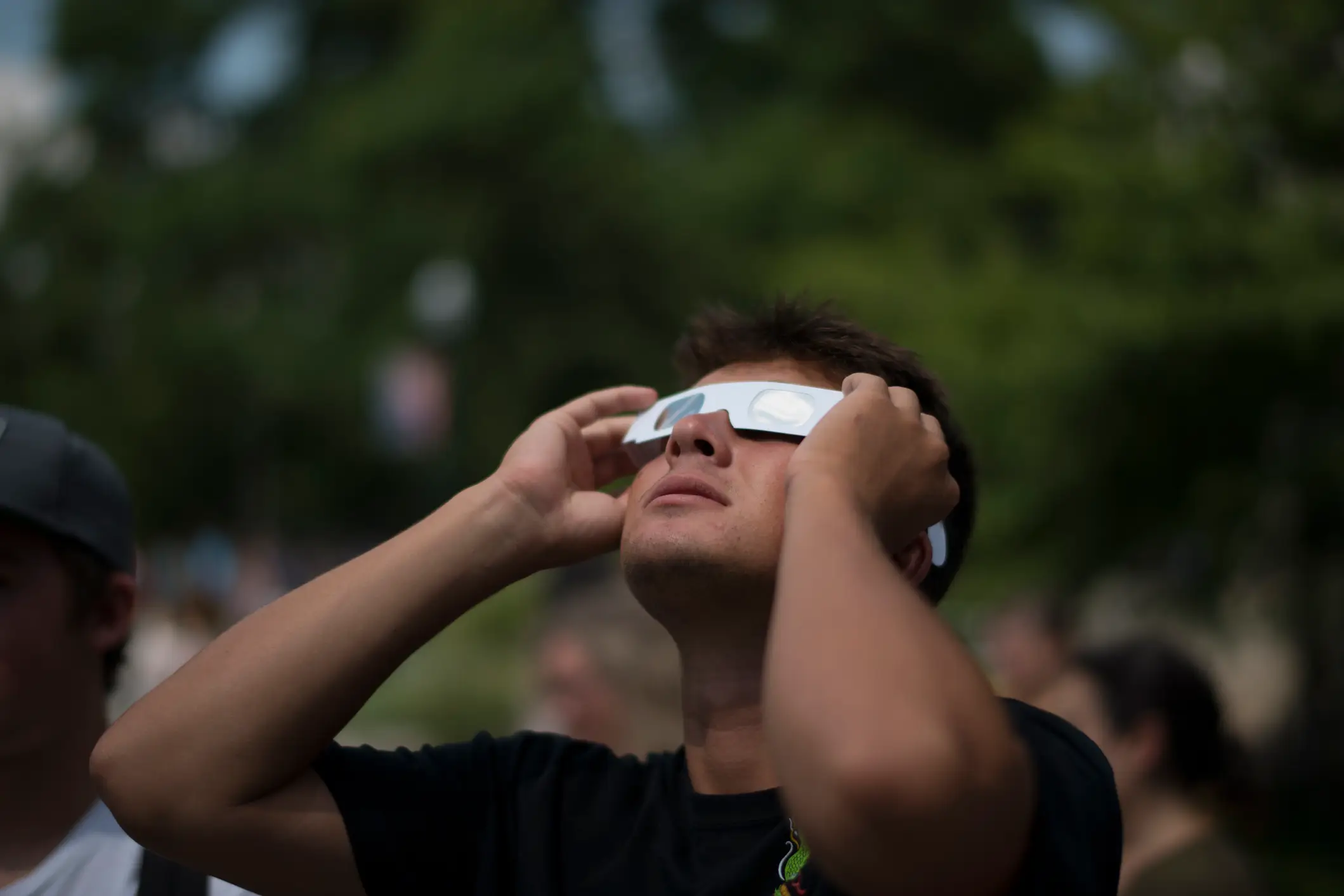 Protective eyewear must be worn to watch the event (Cavan Images/Getty)