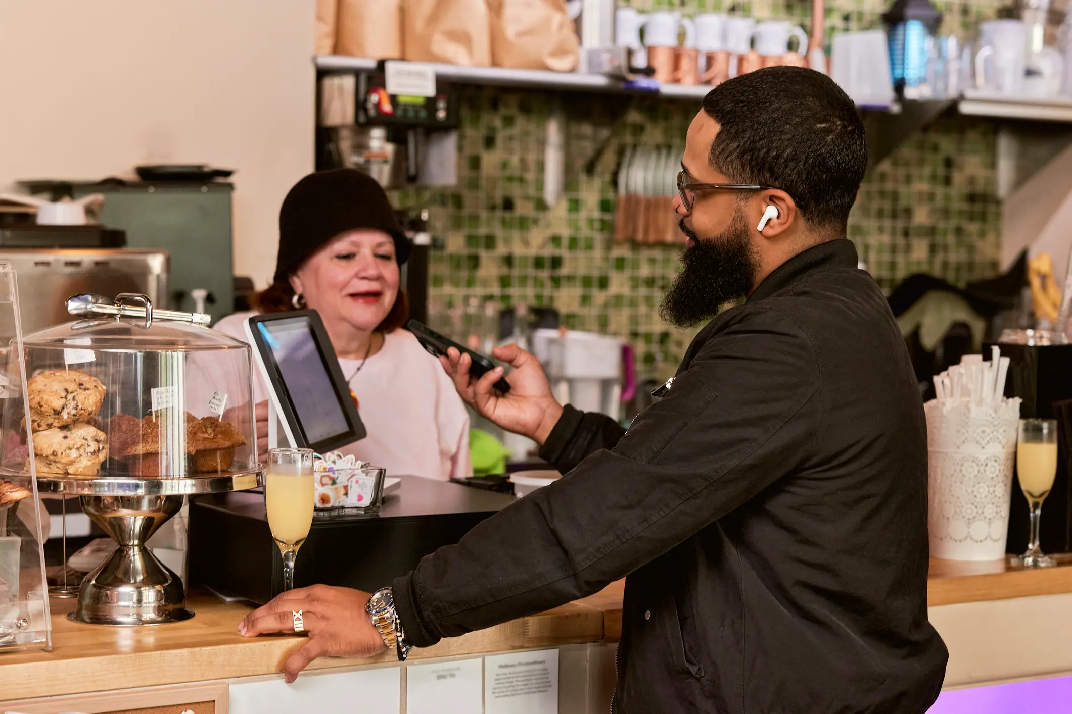 Live Translation works with compatible AirPods for real-time conversation (The Good Brigade/Getty)