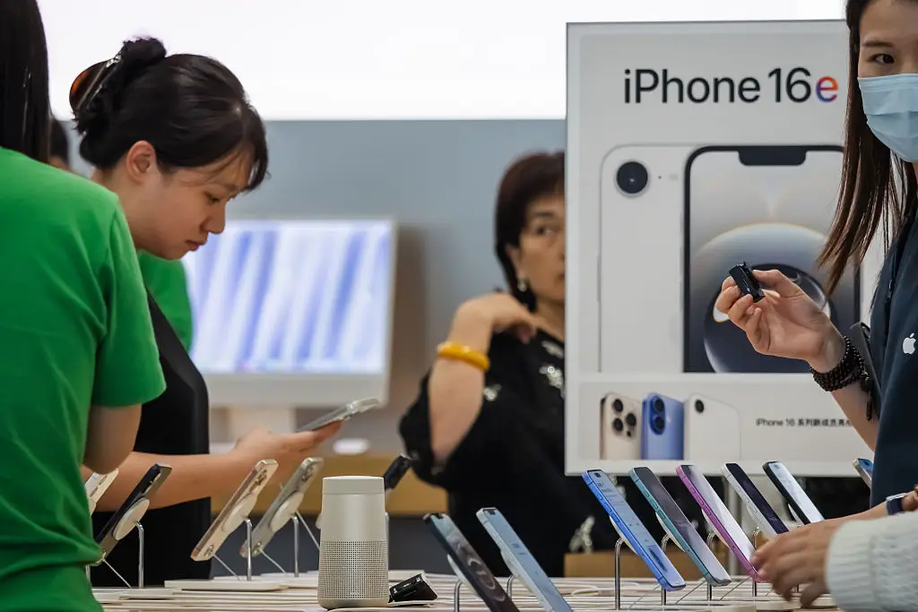 A new entry into Apple's budget smartphone lineup could soon be launched according to a leaker (Cheng Xin/Getty Images)