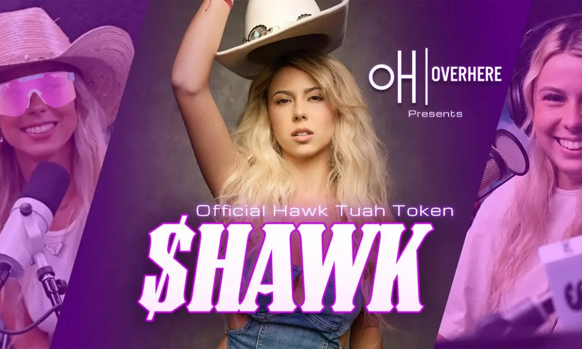 $HAWK is Hawk Tuah Girl's attempt to get into crypto (overHere)