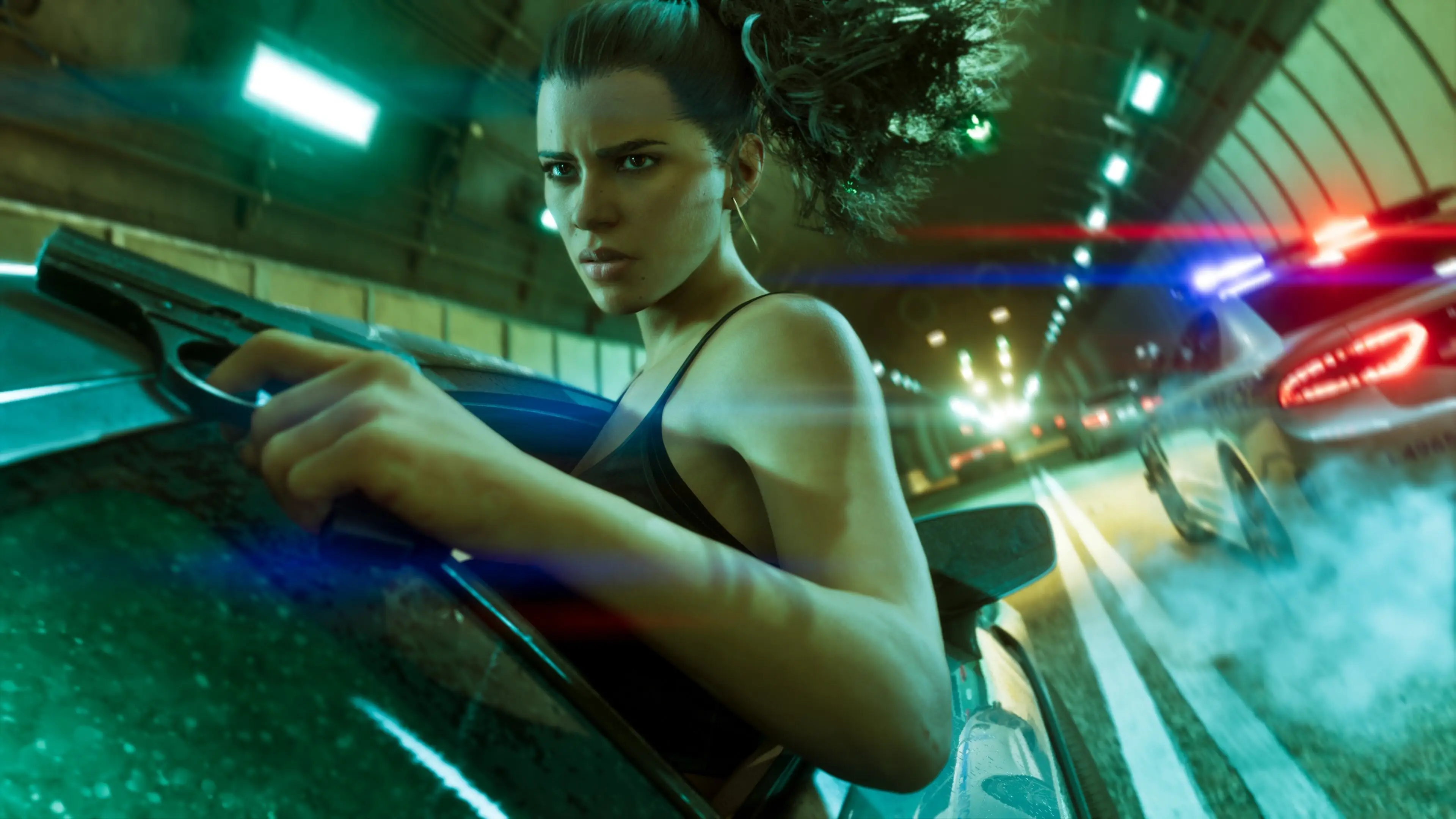 New features shown off in the Extended Look, alongside improved graphical fidelity, convinced fans that CyberLeek was 'lying' (Rockstar Games)